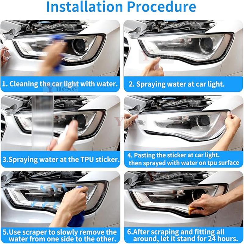 For Mazda 3 -up Car Protection Film Headlight Mirror Film TPU Clear Anti Scratch Sticker