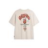 Lining Badfive Deceptive Tactics Letter Print Loose Round Neck Short Sleeve Drop Shoulder T-Shirt Men Tops Gravel-Grey AHSU435-4