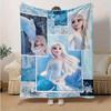 1 Stück, Elsa Die Eiskönigin II Königin Elsa Eisprinzessin Decke Heimdekoration, Sofadecke, Outdoor-Decke, Geschenk, Tagesdecke Geeignet für Schlafzimmer, Wohnzimmer
