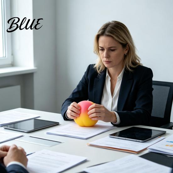 Slow Rebound Sensory Toy Giant Simulated Peach Squeeze Toy Stress Relief Pinch Tactile Realistic Fruit Ball Fidget for Home Office Relaxation Hand