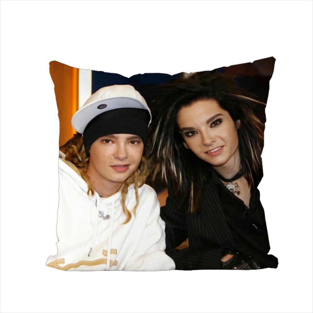 Singer Tom Kaulitz Pillow Case For Car Sofa Decorative Home Doublesided Print Plush Square Throw Pillow Cushion Cover