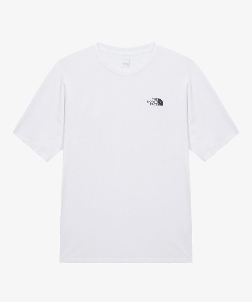 Noseupeiseu Nt7Us14D Men'S Tnf Run Short Sleeve Tee White