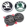 1 st 80 mm 90 mm För Bil Fram Huv Bakre Bagageutrymme Octavia Superb MK2 Fabia Yeti Rapid Roomster Märke Emblem Logotyp Klistermärke CX3