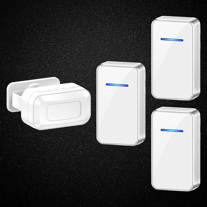 Welcome Sensor Doorbell with Voice Greeting - One-to-Three Shop Entrance Alarm