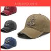 Stylish Men's Baseball Cap With Unique Embroidered Anchor Design For Spring And Autumn Seasons