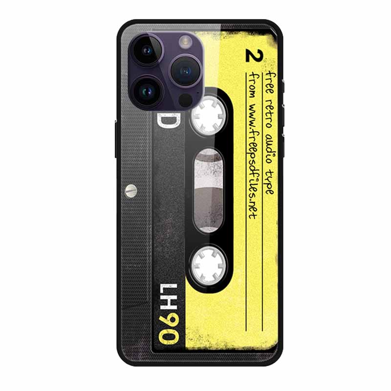 Glas-Rückseite für iPhone 16 Pro Max Handyhülle 16Pro Max Harte gehärtete Glas-Hülle für iPhone 15 Pro Max Hülle Weicher TPU-Stoßfänger