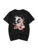 T-shirt pour homme Niepce Broderie Poisson Koi Streetwear Japonais