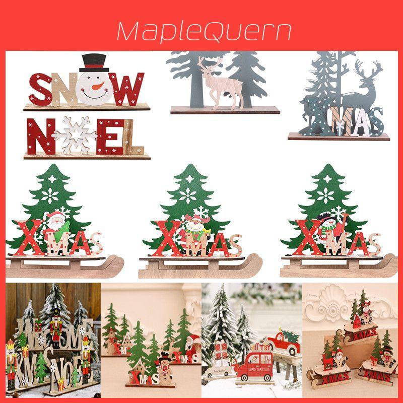 Charming Christmas Decor Wooden Table Desktop Sign Perfect For Holiday Cheer And Festive Spirit