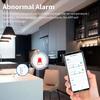 Capteur de température et d'humidité Tuya Zigbee Hygromètre Thermomètre d'intérieur Application Smart Life Surveillance à distance Compatible Alexa Google