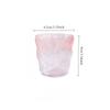 285ml/380ml Gradient Pink Cocktail Glass Modern Iceberg Shaped Glass Cup Art Design Juice Beverage Mugs Suitable for Gift Giving