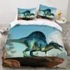 3D Dinosaur Printed Duvet Cover King Twin Queen Double Size Kit Ultra-fine Fiber Pillowcase Soft Bedspread