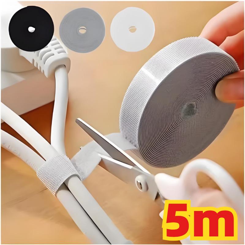 5 m Kabelbestellung, wiederverwendbarer Kabel-Organizer, Schreibtisch-Drahtwickler, Kabelbinder-Organizer, Datenleitungsschutz, Aufbewahrungs-Gadget