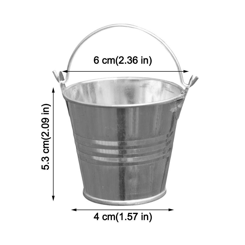 Creative with Handle Bucket Shot Glass Reusable Portable Mini Bucket Cup Tiny Pail Cup Party