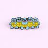Cartoon Cute Turtle Alloy Brooch - Five Turtles Pokemon Movie & TV Character Badge
