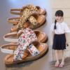 Summer Ethnic Roman Princess Sandals, Soft Sole Casual Beach Footwear for Little Teen Girls