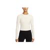 Dri-Fit One Fitted Quick-Dry Short Sleeve T-Shirt Women Tops Light-Ivory HV8726110