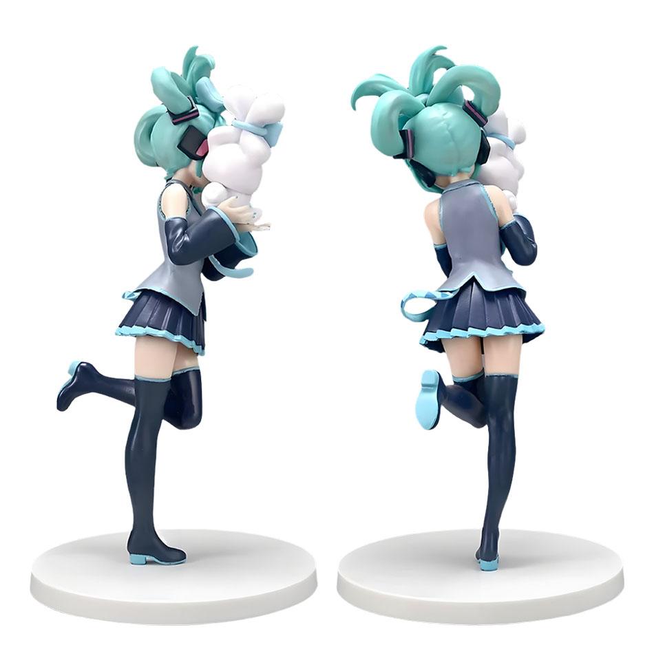 20CM Anime Hatsune Miku Cinnamoroll Figure Peripheral Collectible Models Decorative Decorations Children Kawaii Gift X Articulated Poseable Detailed 2