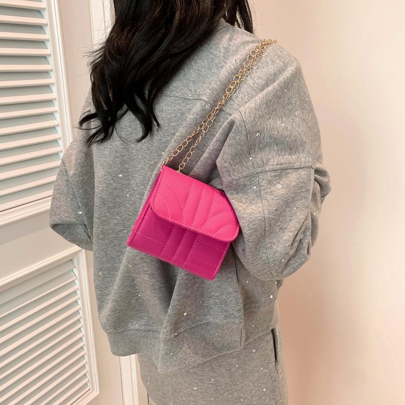 High-quality Small Bag for Women's New Trendy Korean Style Niche Fashion Versatile Mini Chain Crossbody Small Square Bag