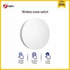 Comutator de scenă fără fir cu un singur buton Tuya Zigbee: Comutator de montare pe perete Smart Home