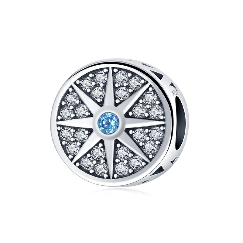 925 Silver Charms Beads Devil's Eye Fatima's Hand Cross Beads for DIY Bracelet Women Jewelry Gifts