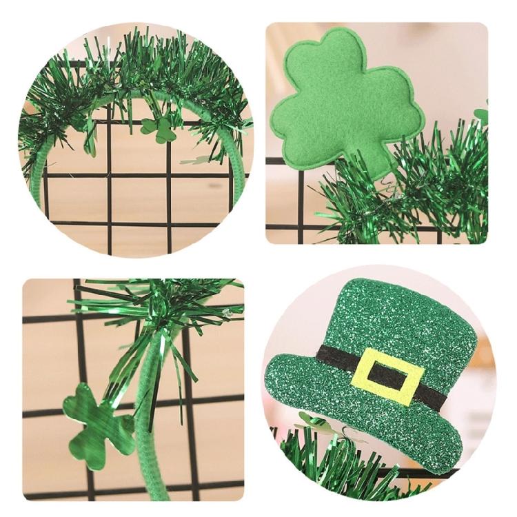 Irish Festival Headband Hairband Patricks Day Party Costume Accessories for Men Women Cosplay Theme Parties Photography