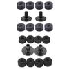 8 Rondelles en Feutre + 2 Manches de Cymbale Remplacement pour Étagère Kit de Batterie 2 Couleurs
