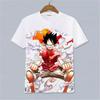 One Piece Anime Peripheral Clothes Shortsleeved Unisexs And Unisexs Cartoon Tshirt Y2k Cotton Print Tee Harajuku Streetwear Tops