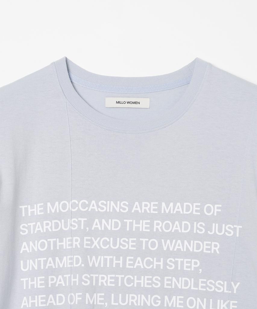 MILLO WOMEN Sim Line Archive T-Shirt [Sky Blue]