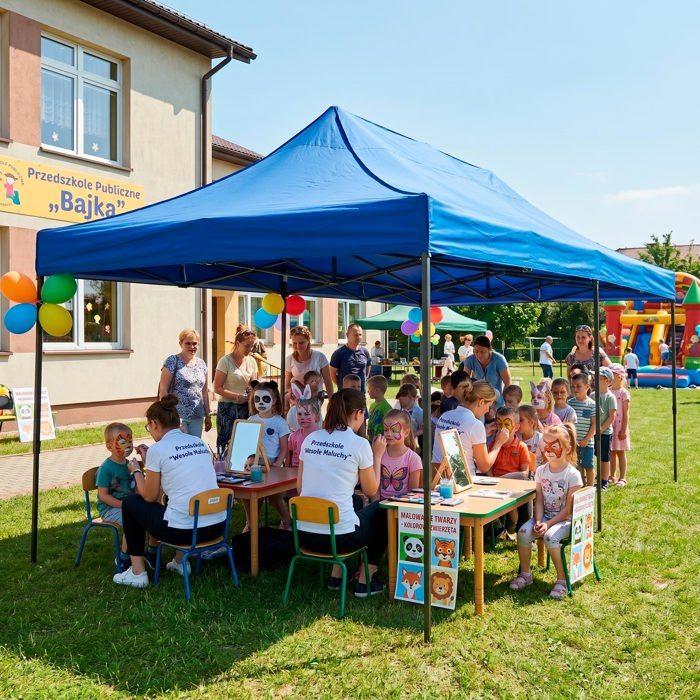 Sulankstomas pavėsinė - SPRINGOS - GP0007 - 3x6 m - antikorozinis plienas - 420D Oxford poliesteris