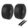 GORIX Road Bike Bar Tape, 2 Colors (GX-063BD), Anti-Slip, Shock-Absorbing, Black/Gray