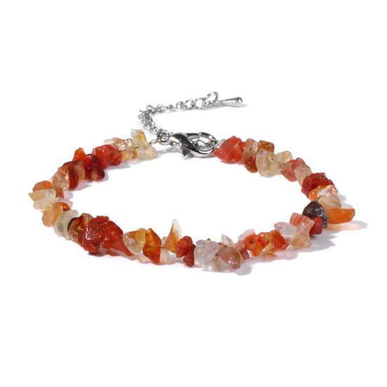 Dames Armband Onregelmatige Kralen Decoratie Verstelbare Lengte Niet-vervagende Armband Pols Sieraden Veelzijdige Accessoires