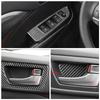 Carbon Fiber Vnitřní dveře Kryt misky Okna Ovládací panel Ozdobné lišty Nálepky pro interiér vozu Toyota Highlander