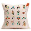New Mother's Day Gift Text Love Pattern Pillowcase Linen Print Decorative Pillow Cushion Cover