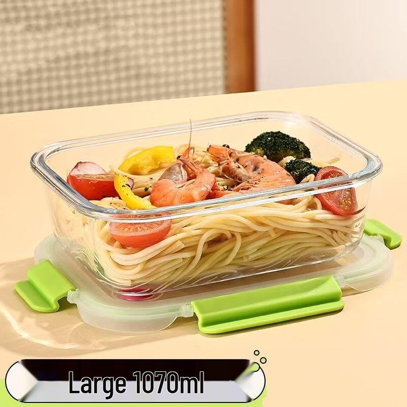 ZISIZ Microwave-Safe Glass Food Container