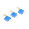 5Pcs 3296W Multi-Turn Adjustable Potentiometer 1K2K5K10K20K50K100K200K500K1M Metal Shaft Long Handle