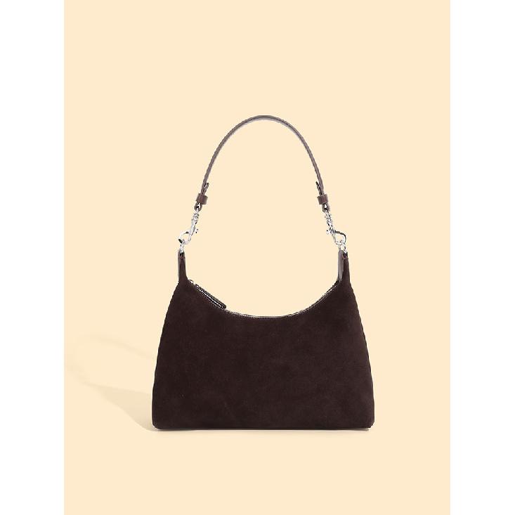 Frosted Texture Underarm Bag Vintage Genuine Leather Commuter Women's Bag 2025 New Single Shoulder Tote Bag Versatile Casual Women's Bag