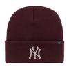 Knitted Beanie - 47 Brand - HAYMAKER Metallic - 100% Acrylic - Maroon - Autumn/Winter