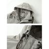 Men's Plus Size Big Tall Winter Coat Thickened Long Loose Fit Cotton Padded Jacket with Slit 4XL-12XL