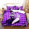 Anime Stolas Helluva Hazbin Hotels Boss Bedding Set Boys Girls Twin Queen Size Duvet Cover Pillowcase Bed Kids Adult