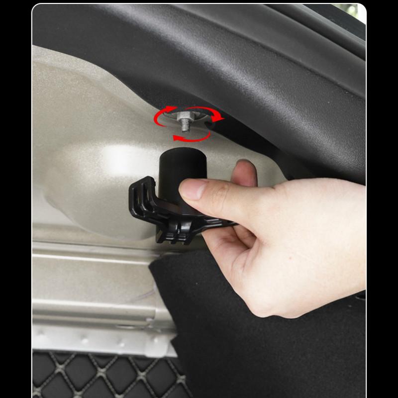 For Tesla Model 3 Accessories Load Bearing Exceeds 20kg Car Trunk Hook Practical Durable Bolt Cover Mounting Holder Rear Racks