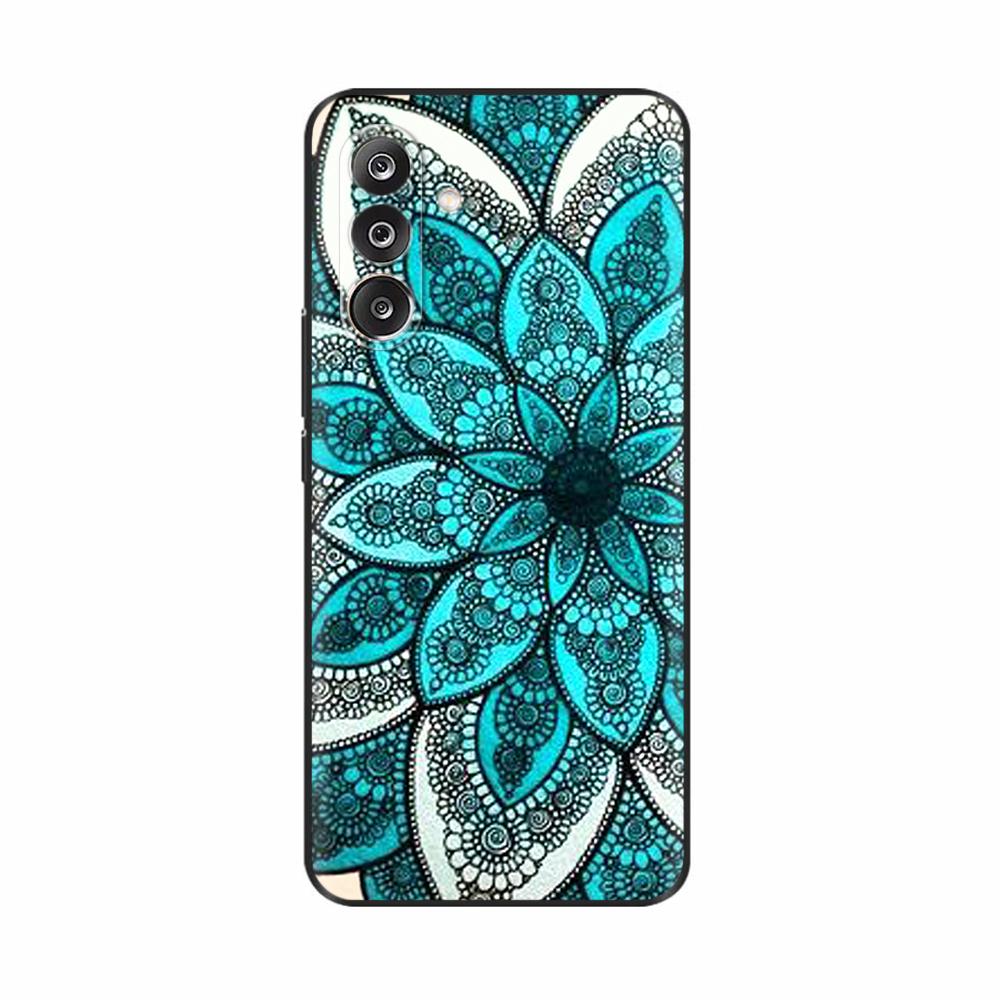 For Samsung M36 5G Case M366B Cute Flowers Cat Painted Shockproof Silicone Back Cover For Samsung Galaxy M36 M35 M34 Phone Cases