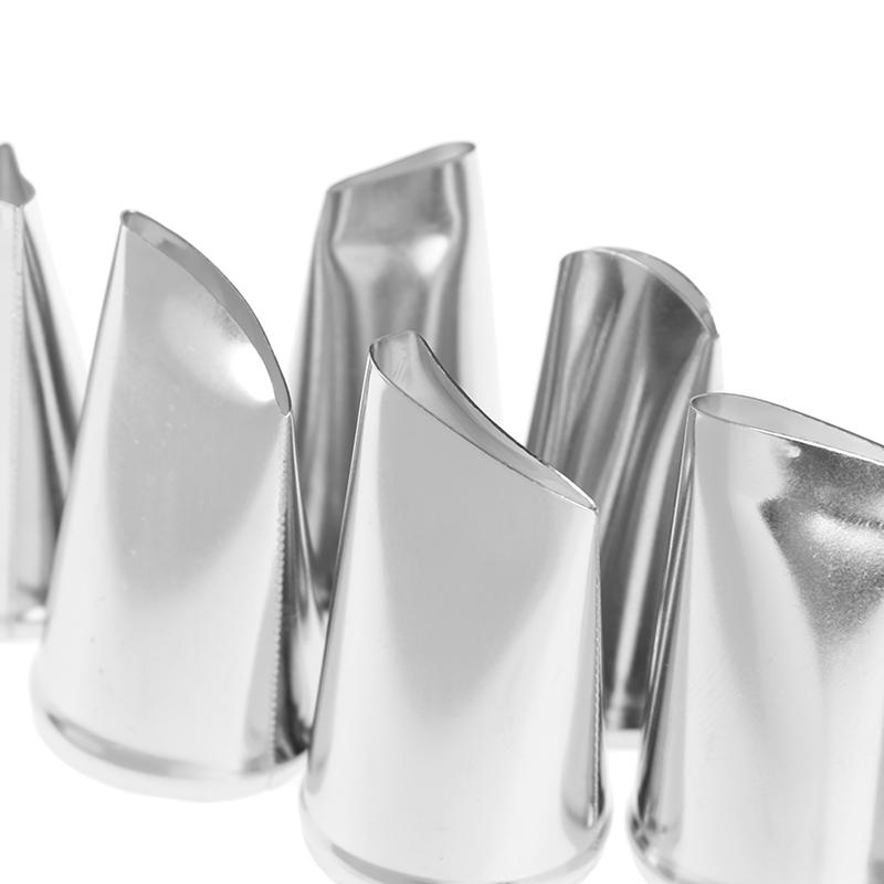 7Pcs/Set Cake Decorating Tips Cream Icing Piping Rose Tulip Nozzle Pastry Tool