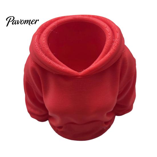 School Supplies Storage Box 3D Printed Hoodie Pen Holder, Women Hooded Sweatshirt Pencil Modern Holder Container, Stationery Desk Organizer