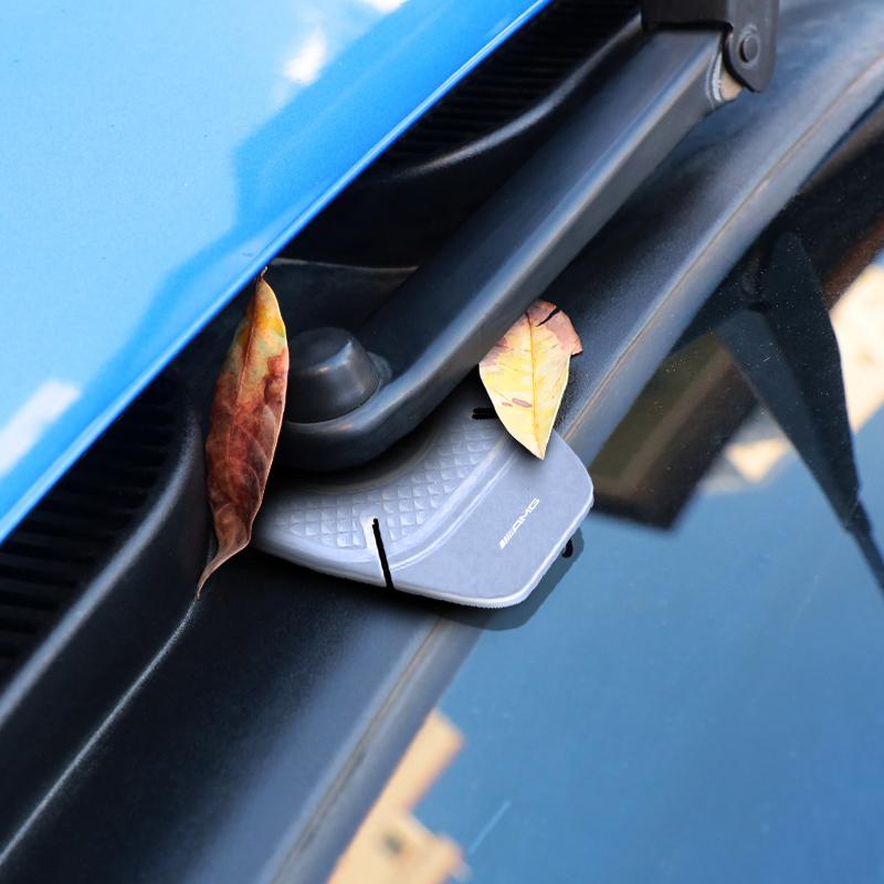 Car Windshield Wiper Protective Cover Dust Wiper Emblem Car Styling For Mercedes-Benz AMG C500 C200 C300 A B C E GLA CLA GLK GL ML GLE W204 W205 W203