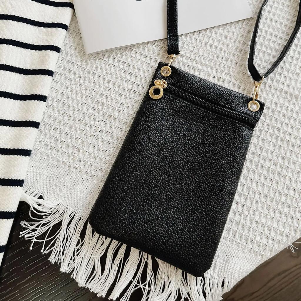 PU Soft Leather Women's Handbag Fashionable Multi Functional Phone Bag Mini Crossbody Bag Single Shoulder Coin Wallet