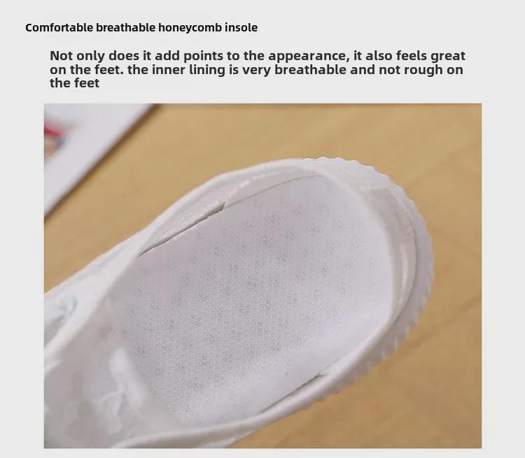 Chaussures de sport d'été blanches en maille creuse pour femmes, respirantes et polyvalentes, grande taille, 2024