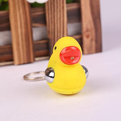 Electric Shocking Duck Keychain Novelty Prank Gadget Toy Small Electric Touch Keychain for Joke Lovers Hilarious Trick Gift