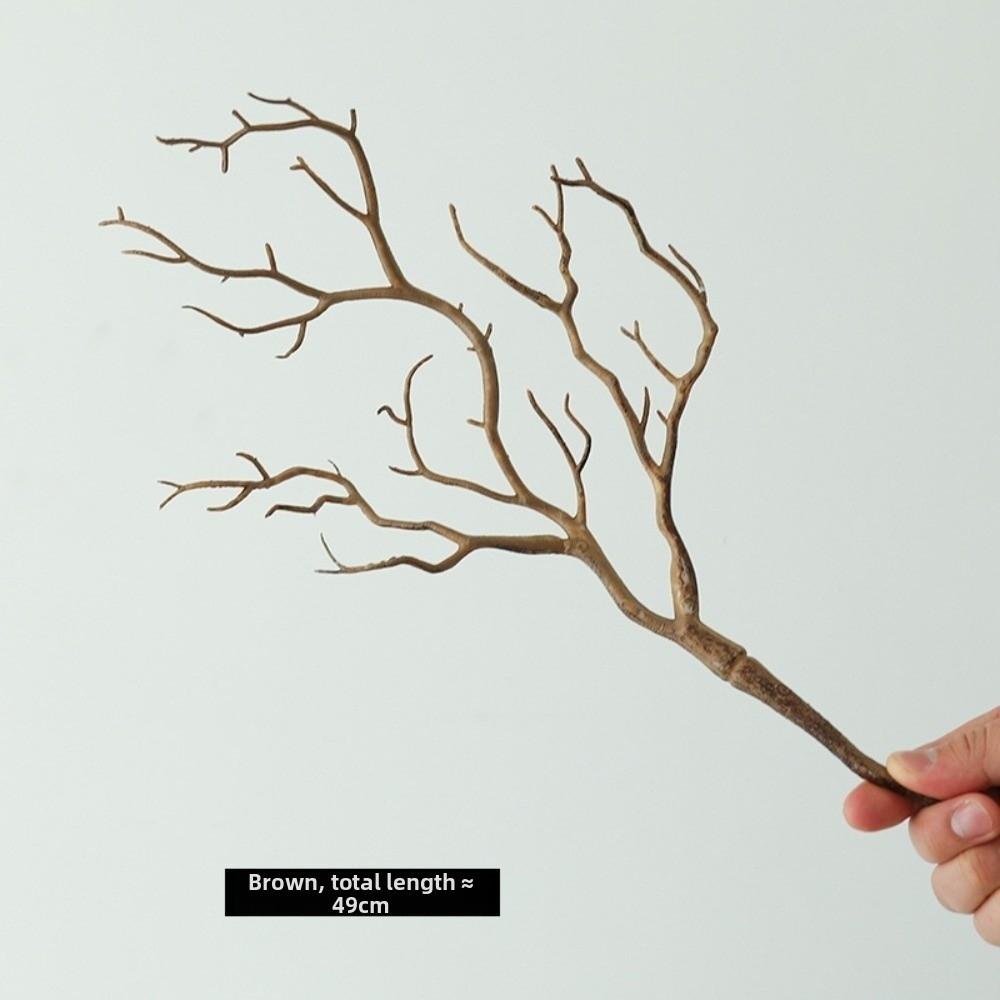 New Long Artificial Plants Plastic Antler Shaped Coral Branches Decorative Bonsai Home Decor