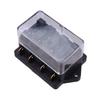 Porta-Caixa de Fusíveis 4 Vias para Carro, Caminhão, Barco Compatível com ATO ATC 12V 24V