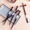 5 Pairs Sushi Chopsticks Natural Wooden Eco-Friendly Reusable Wood Korean Chinese Food Chop Sticks